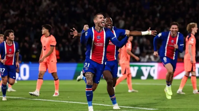 PSG vence al Barcelona en Champions League