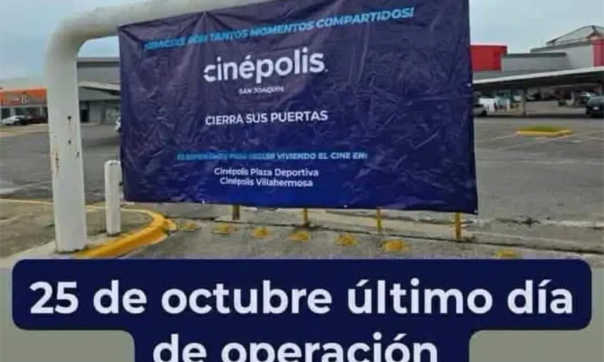 Cuestiona Gaudiano a Katia Ornelas sobre cierre de sucursales de Cinépolis en Tabasco