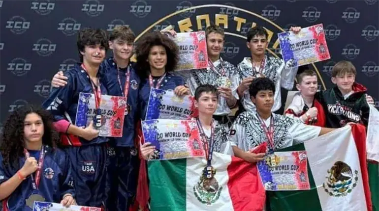 Artemarcialistas tabasque&ntilde;os cosechan conquistan m&uacute;ltiples medallas en el Mundial ICO de Francia