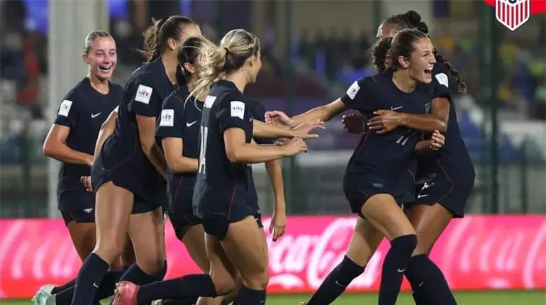 Estados Unidos golea 17-0 a Samoa en el Mundial Femenil Sub-17