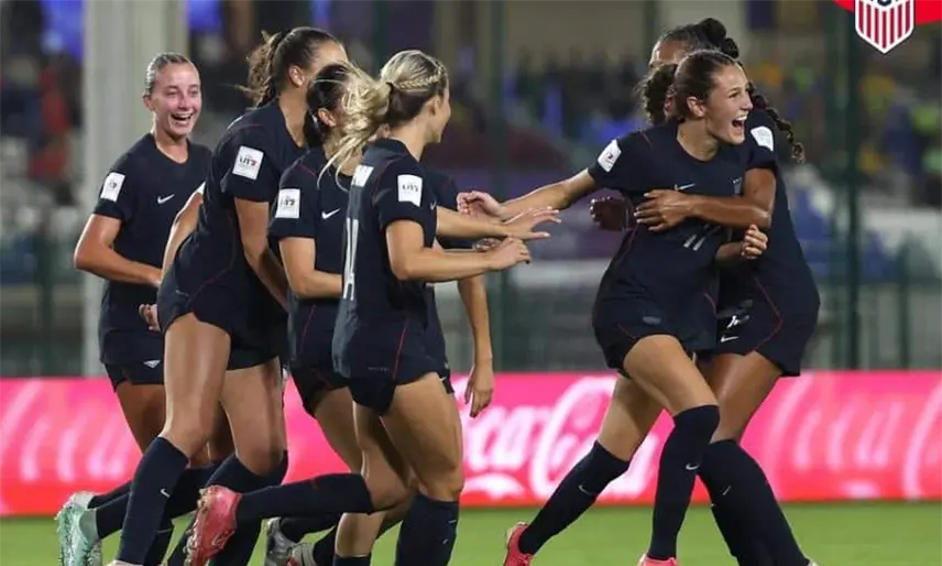 Estados Unidos golea 17-0 a Samoa en el Mundial Femenil Sub-17