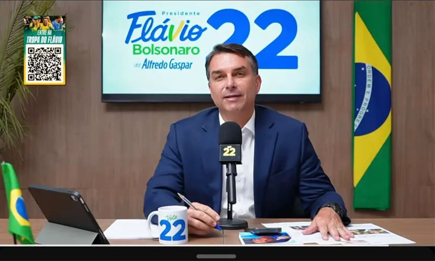 Campaña de Lula pedirá anular candidatura de Flávio Bolsonaro por "interferencia" de Meta en elecciones