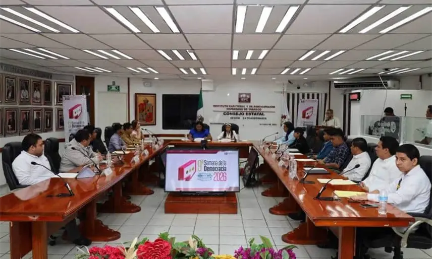 Sesiona por primera vez Consejo Electoral Juvenil en el IEPCT; aprueban agenda juvenil