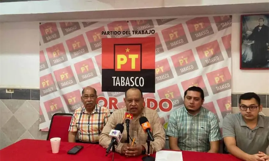 Coordinadores de afiliación no serán los próximos candidatos, afirma PT Tabasco