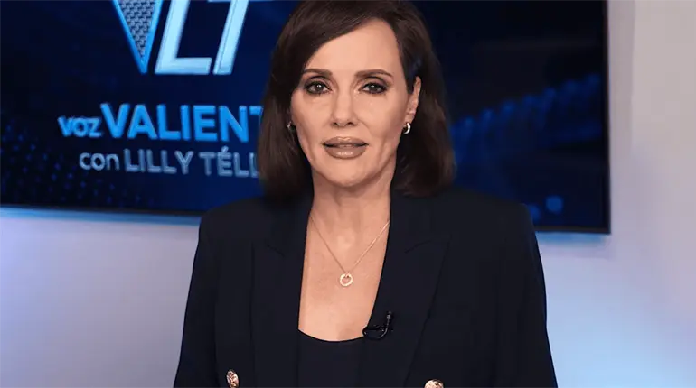 Lilly T&eacute;llez estrena su noticiero semanal en YouTube con respecto a las manifestaciones del IMSS