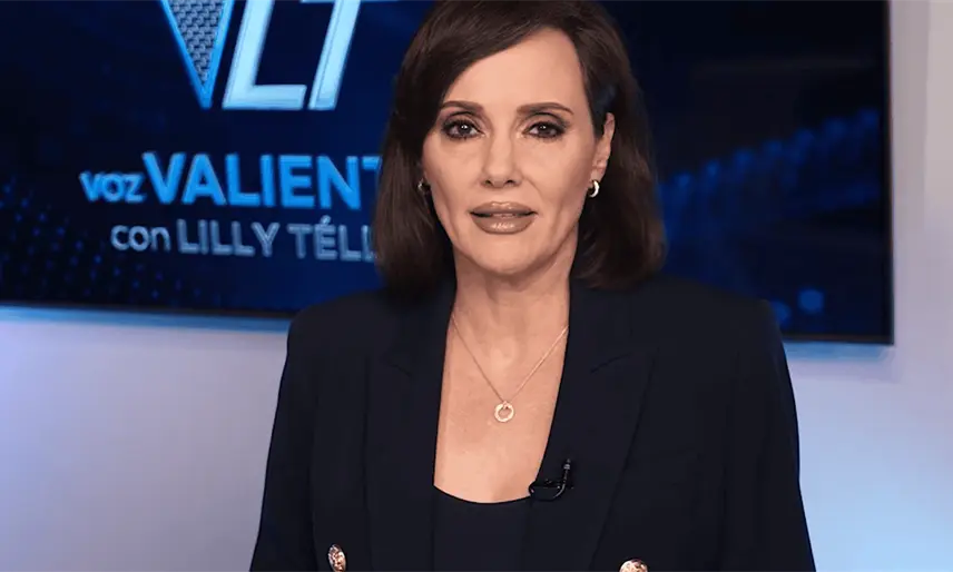 Lilly Téllez estrena su noticiero semanal en YouTube con respecto a las manifestaciones del IMSS