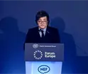 Milei llama en Madrid "impresentable dictador" al presidente del Gobierno de Espa&ntilde;a, Pedro S&aacute;nchez