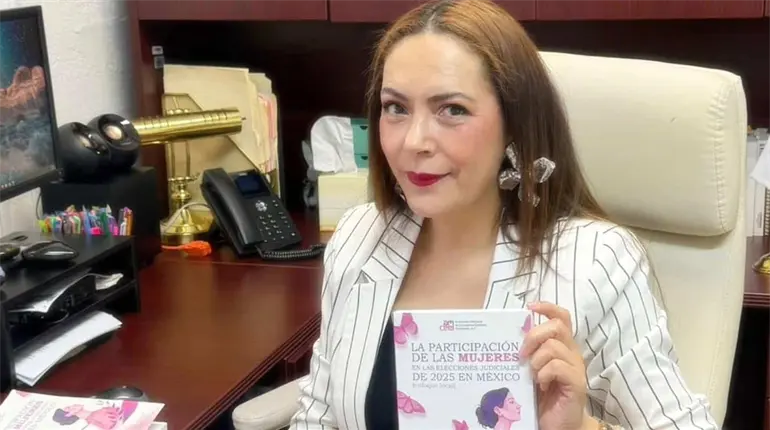 Presentan en el IEPC libro sobre la participaci&oacute;n de las mujeres en las elecciones judiciales de 2025