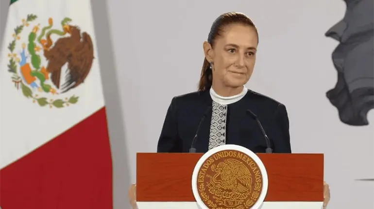 Califica Sheinbaum de "rid&iacute;culo" a Jorge Romero tras ser corrido de manifestaci&oacute;n del IMSS