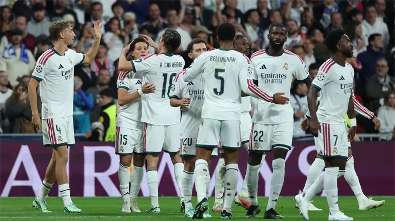 Real Madrid golea al Leipzig en la Champions, tambi&eacute;n el &acute;Como&acute; al Manchester United