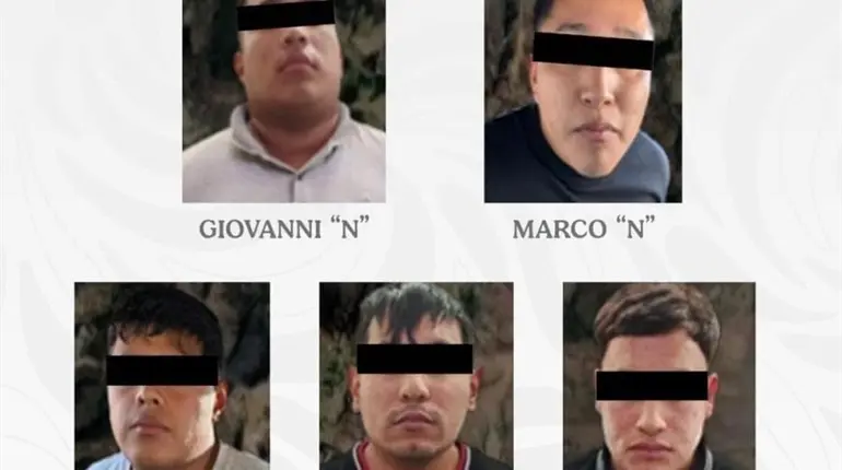 Detienen a cinco por extorsi&oacute;n y falsos retenes en Edomex