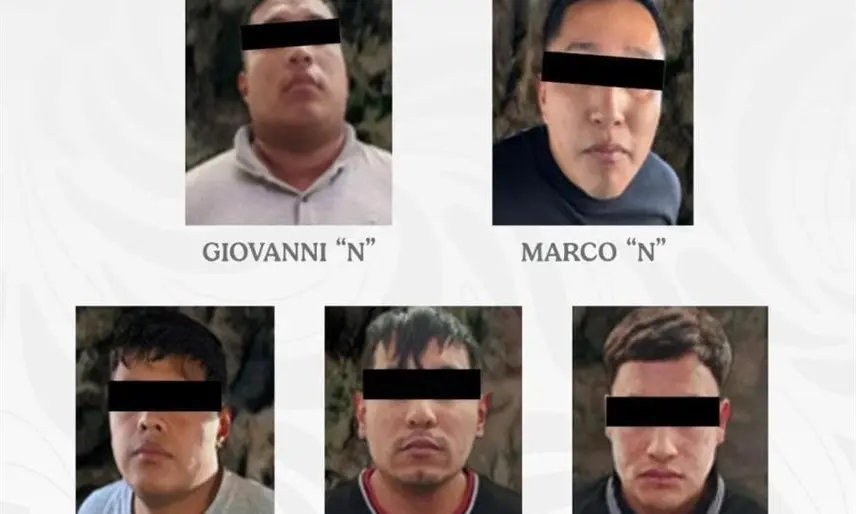 Detienen a cinco por extorsión y falsos retenes en Edomex