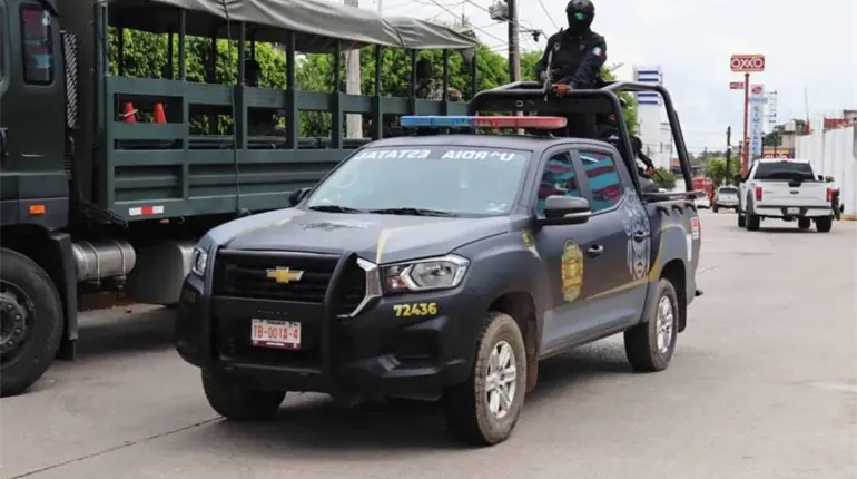 Frustran intento de asalto en Plaza Ankor de Villahermosa; presuntos implicados son detenidos: SSPC