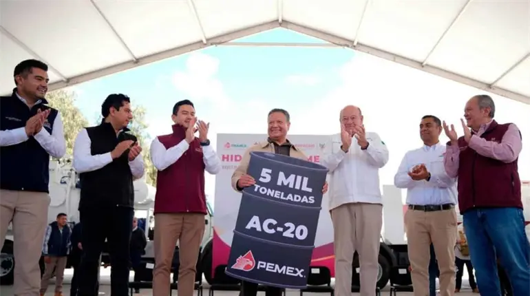 Dona Pemex 78.6 mdp en equipamiento al gobierno de Hidalgo