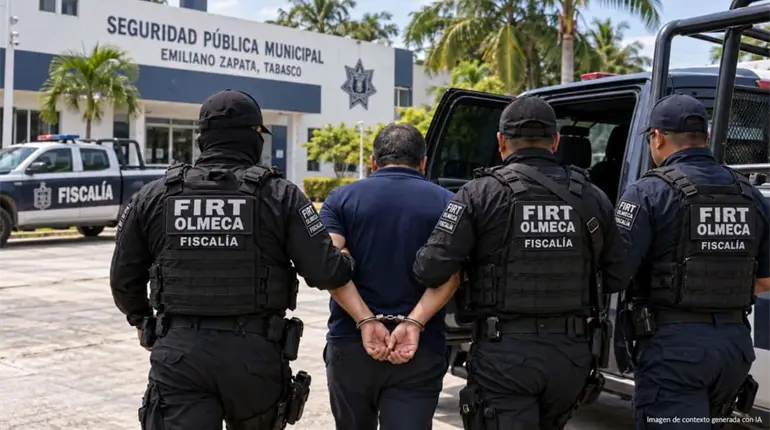 Detienen a director de Seguridad P&uacute;blica de Zapata