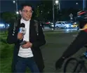 Reportero colombiano se salva de 2 intentos de robo durante enlace en vivo