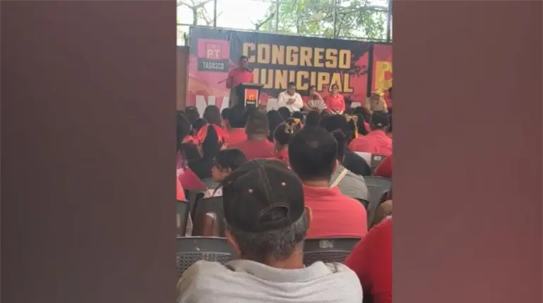 Nacajuca no es una monarqu&iacute;a que heredar, dice Roberto Oca&ntilde;a en Congreso del PT