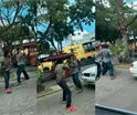 &iexcl;A pu&ntilde;o limpio! Captan pelea de 2 sujetos en el parque Ju&aacute;rez de Villahermosa