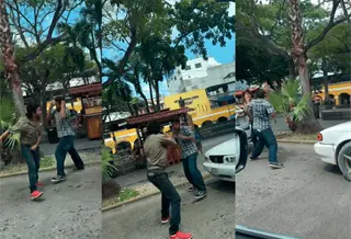 &iexcl;A pu&ntilde;o limpio! Captan pelea de 2 sujetos en el parque Ju&aacute;rez de Villahermosa