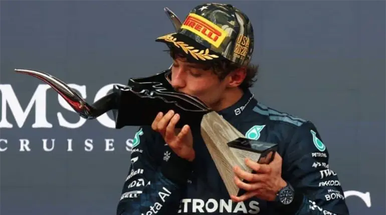 Kimi Antonelli gana el GP de EE.UU., y acaricia el t&iacute;tulo de la F1