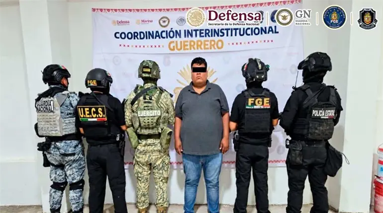 Detienen a integrantes de "Los Tlacos" en Guerrero
