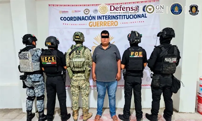 Detienen a integrantes de "Los Tlacos" en Guerrero
