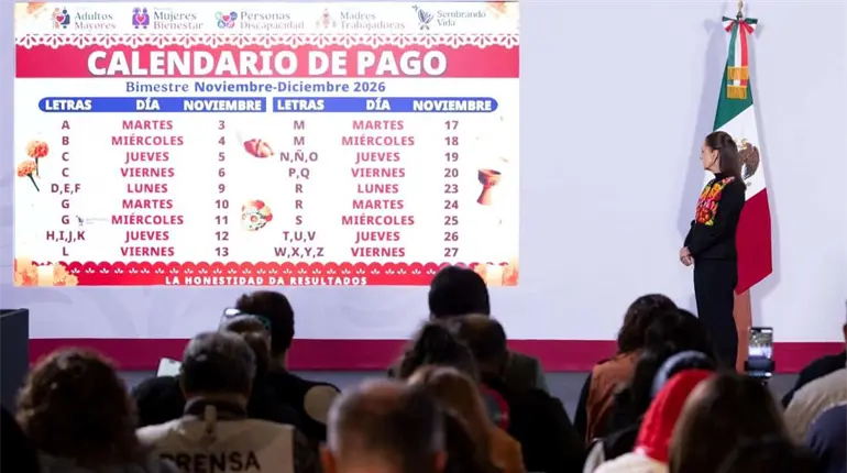 Inicia dispersi&oacute;n de pagos del &uacute;ltimo bimestre del a&ntilde;o para Pensiones y Programas del Bienestar