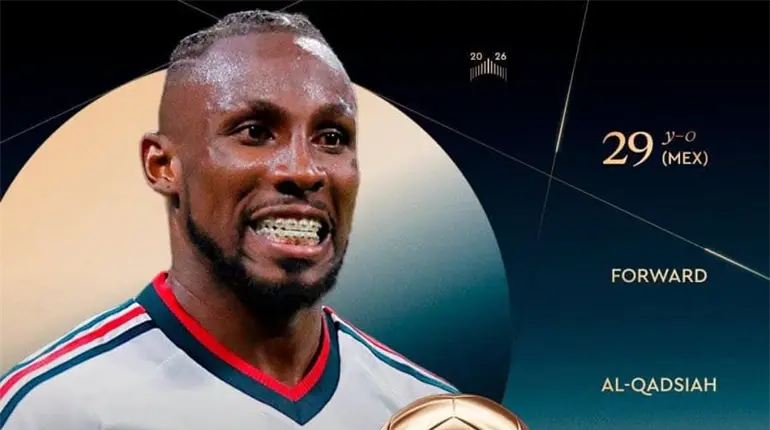 Juli&aacute;n Qui&ntilde;ones marca en Champions de Asia el mismo d&iacute;a que aparece en el Bal&oacute;n de Oro