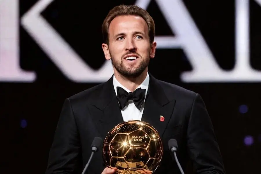 Harry Kane conquista su primer Bal&oacute;n de Oro y supera a Mbapp&eacute; y Lamine Yamal