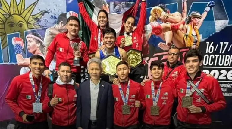M&eacute;xico conquista el tercer lugar del Panamericano de Muaythai 2026 en Uruguay