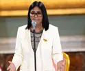 Delcy Rodr&iacute;guez califica como show regreso de Mar&iacute;a Corina Machado a Venezuela
