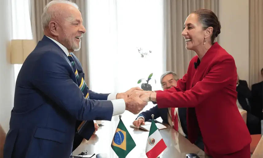 "Seguiremos juntos": responde Lula a felicitación de Sheinbaum