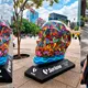 El artista pl&aacute;stico tabasque&ntilde;o Andr&eacute;s Ceja participa con su obra en la exposici&oacute;n Mexicr&aacute;neos 2026 en la CDMX