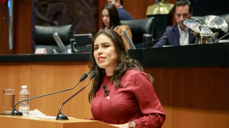 Senadora Simey Olvera cuestiona vinculaci&oacute;n de Taddei con Morena