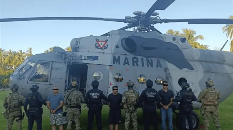 Detienen a integrantes de c&eacute;lula delictiva en Michoac&aacute;n