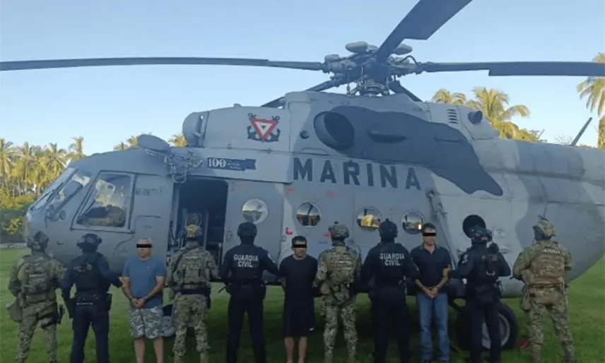 Detienen a integrantes de célula delictiva en Michoacán