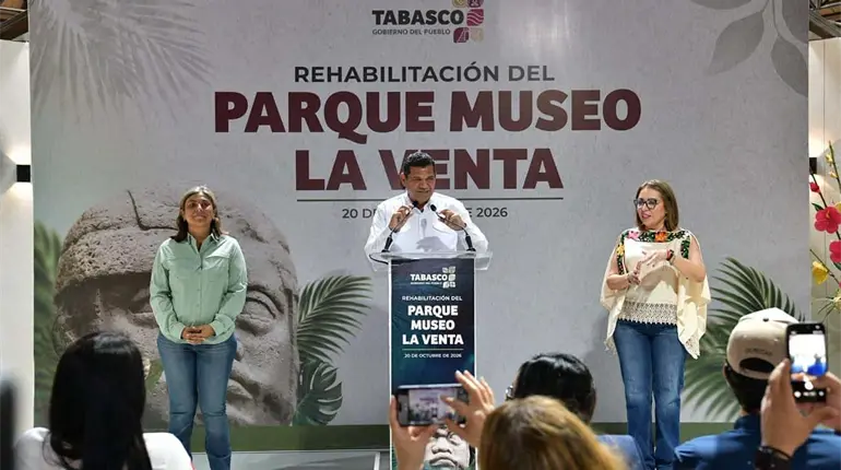 Denuncia Audelino Macario que gobierno gast&oacute; 40% m&aacute;s del presupuesto anunciado para "rehabilitar" el Museo La Venta