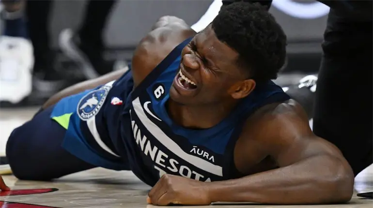 Anthony Edwards ser&aacute; baja con Minnesota por varias semanas en NBA
