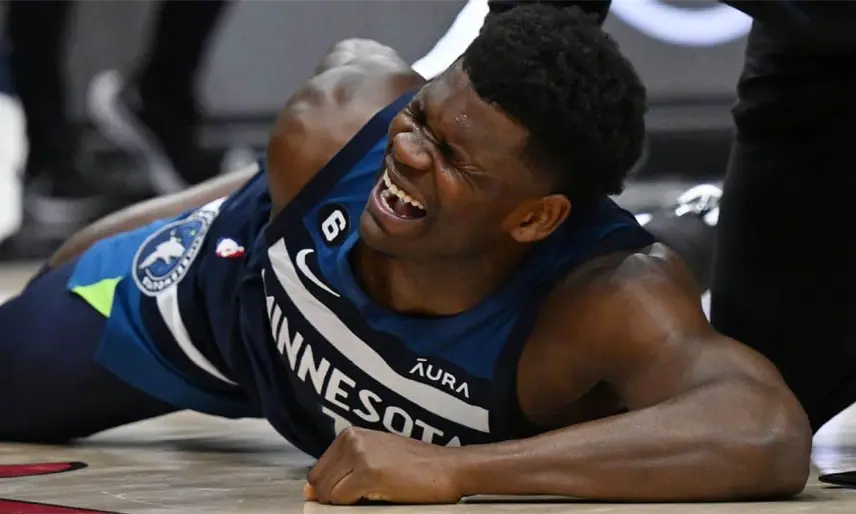 Anthony Edwards será baja con Minnesota por varias semanas en la NBA