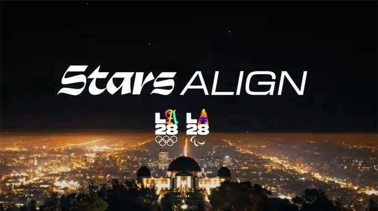 Presentan el lema "Stars Align", eslogan oficial para los Juegos Ol&iacute;mpicos de Los &Aacute;ngeles 2028