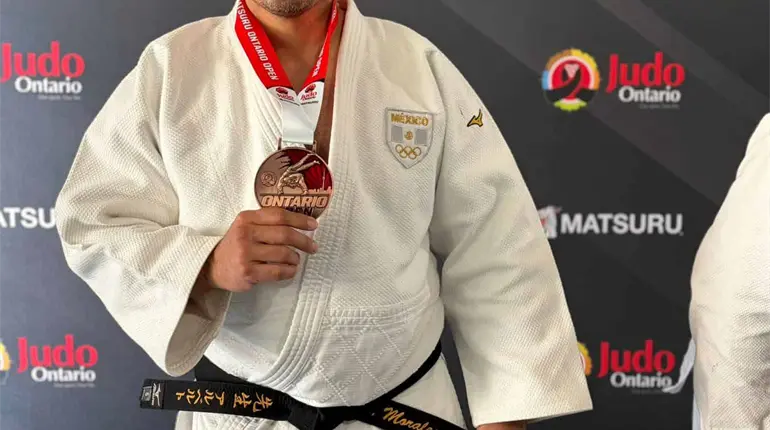 Judoka tabasque&ntilde;o Alberto Morales conquista bronce en Canad&aacute;