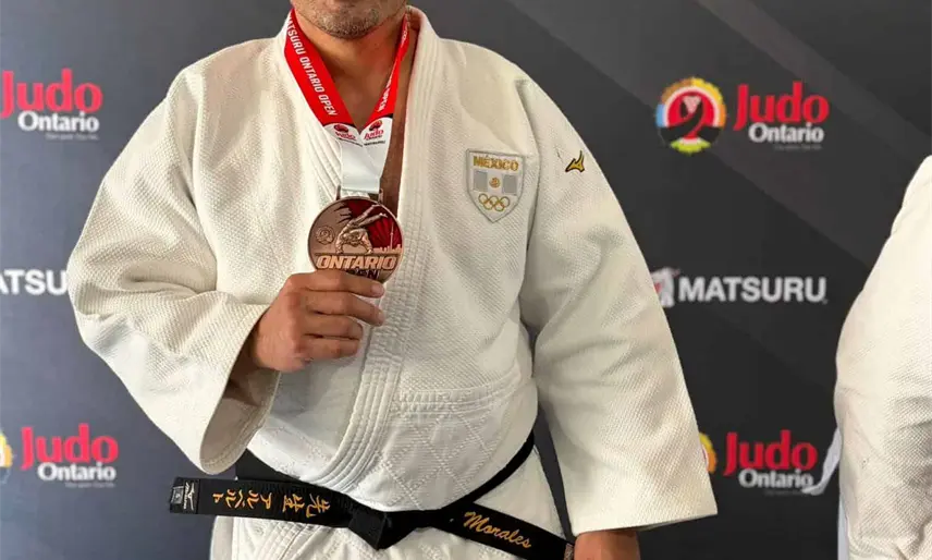 El judoka tabasqueño Alberto Morales conquista el bronce en la Canadian Judo Championship