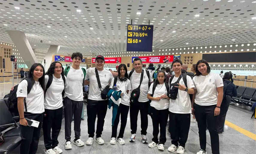 La delegación mexicana, en dos grupos, llegó a Dakar para su debut en los Juegos Olímpicos de la Juventud