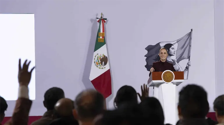"Est&aacute; mal informada": Sheinbaum a Marine Le Pen por asociar a M&eacute;xico con c&aacute;rteles del narco