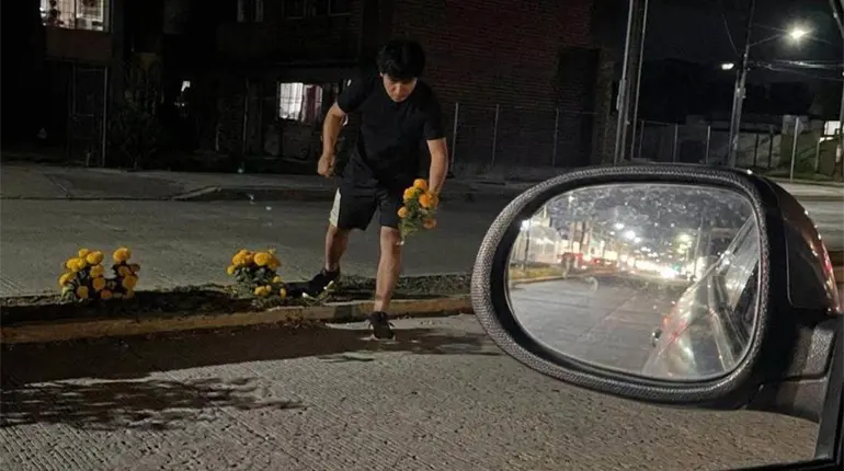 Exhiben a joven por "robar" plantas de cempas&uacute;chil en Cunduac&aacute;n